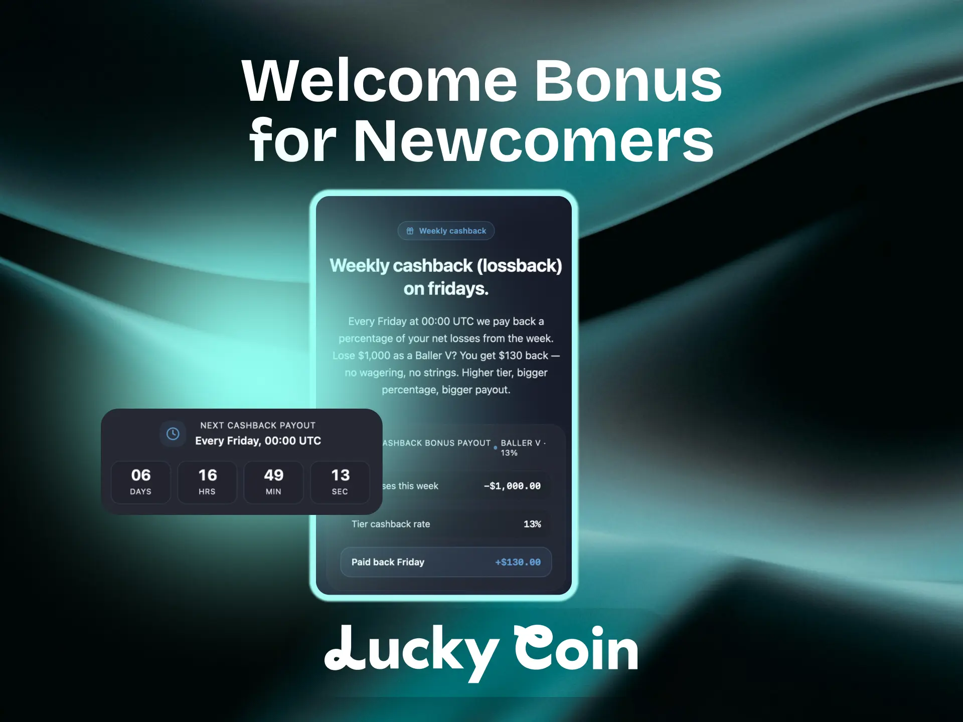 Welcome Bonus for Newcomers in the Lucky Coin App
