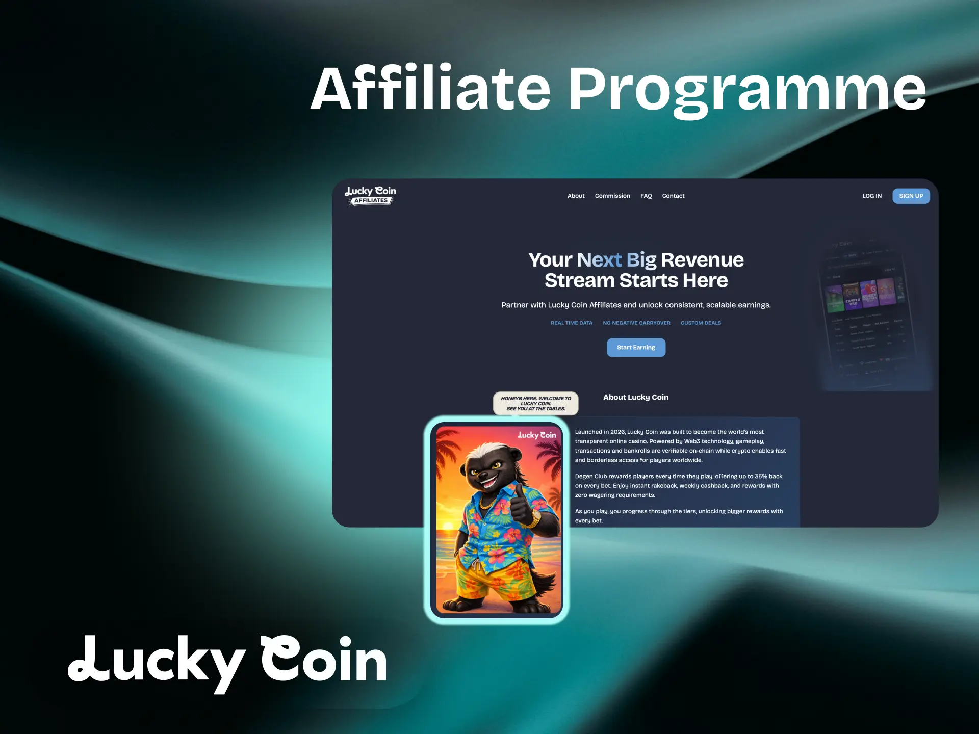 Lucky Coin affiliate programme overview