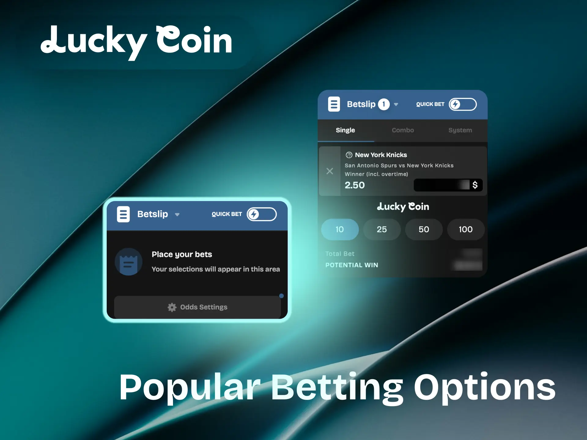 Popular betting options at Lucky Coin sportsbook