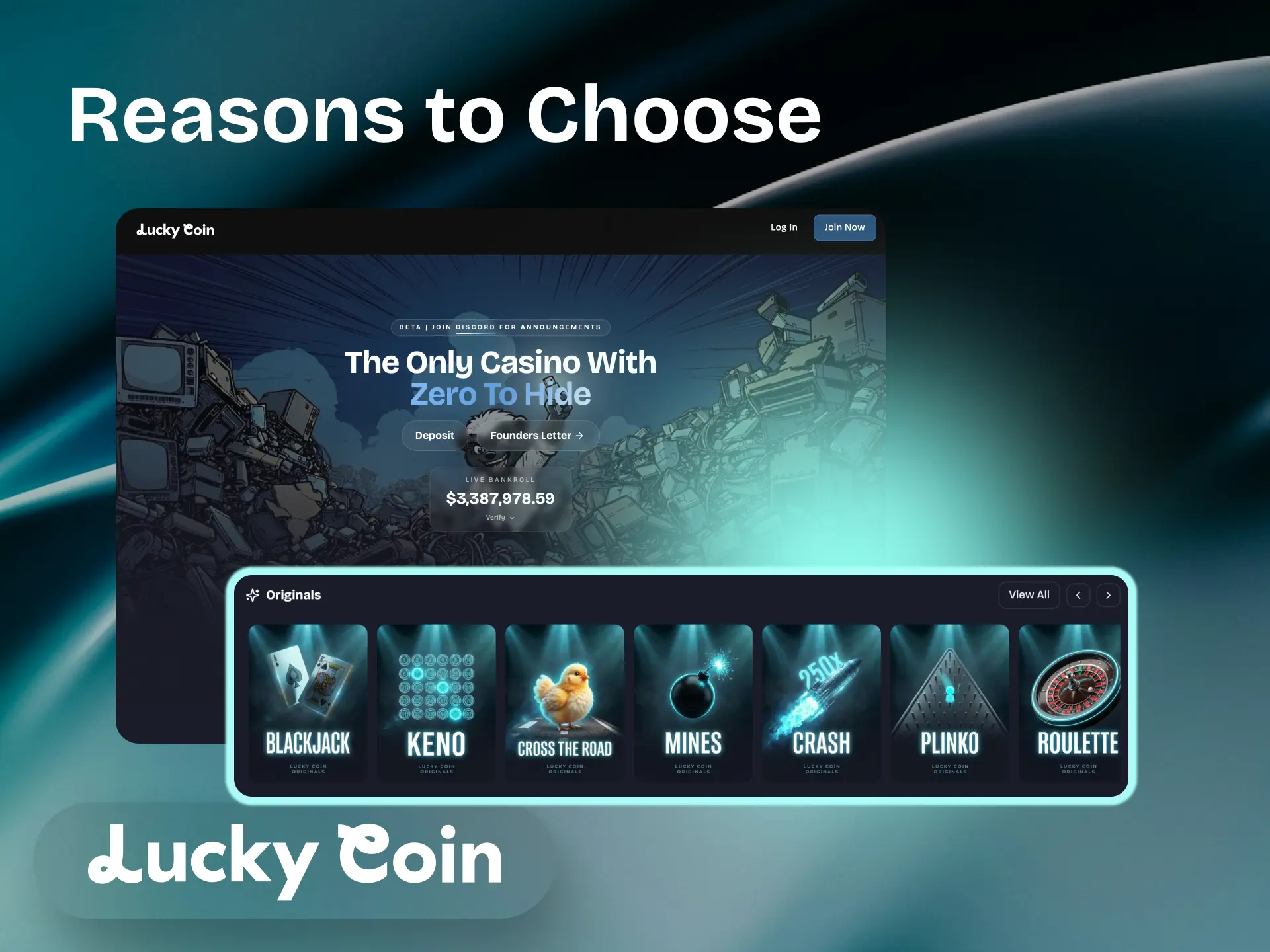 Lucky Coin sportsbook and casino platform overview