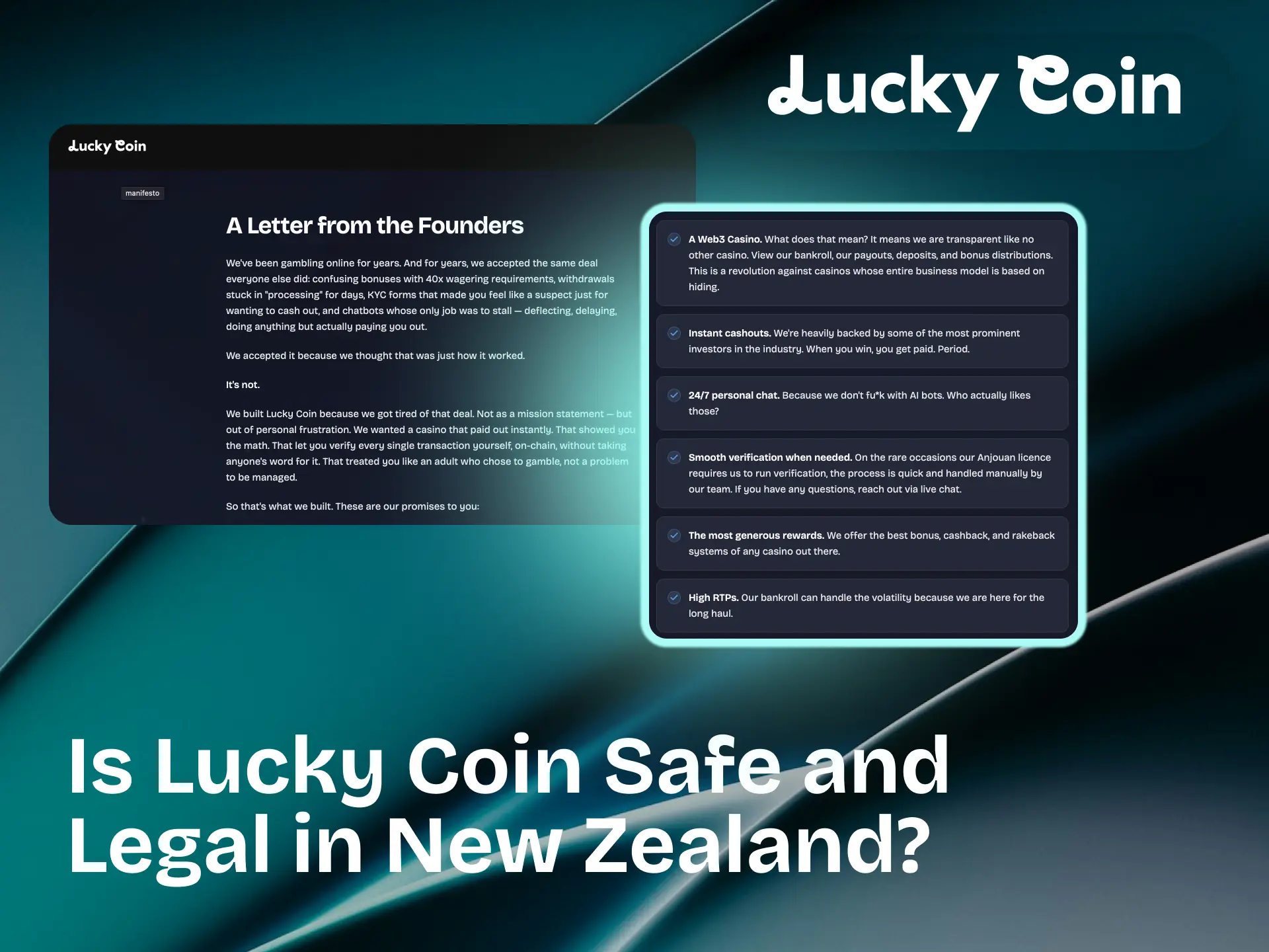 Lucky Coin casino licence and security features